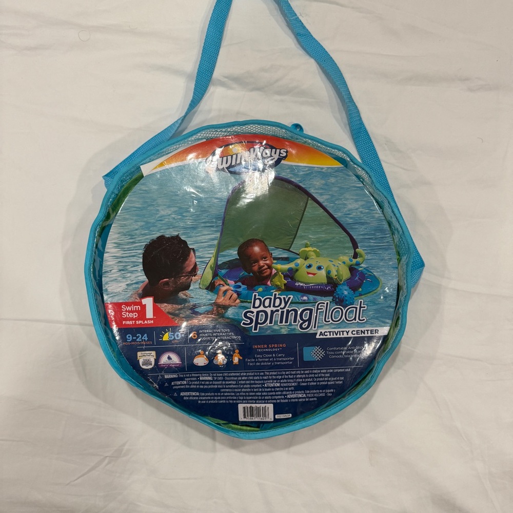 Swimways Baby Sprint Float with canopy